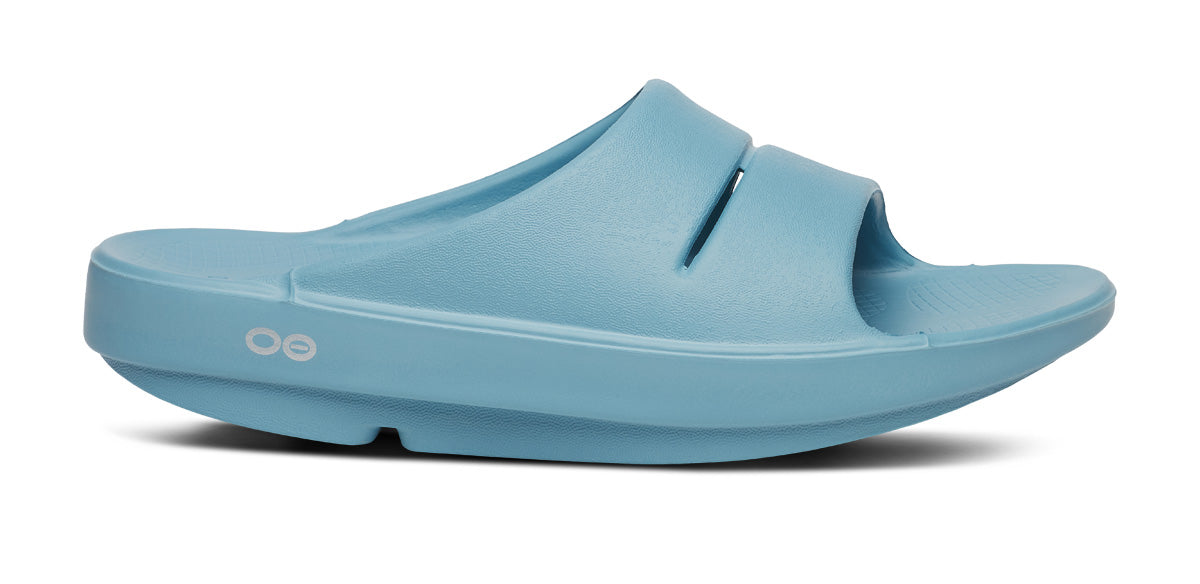 Women's OOahh Slide Sandal - Ocean Blue – oofos.international
