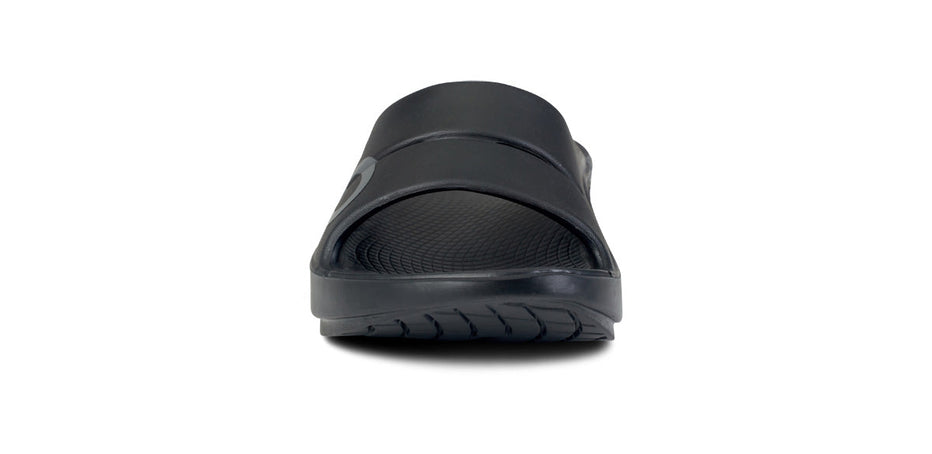 Men's OOahh Sport Slide Sandal - Black Matrix – oofos.international