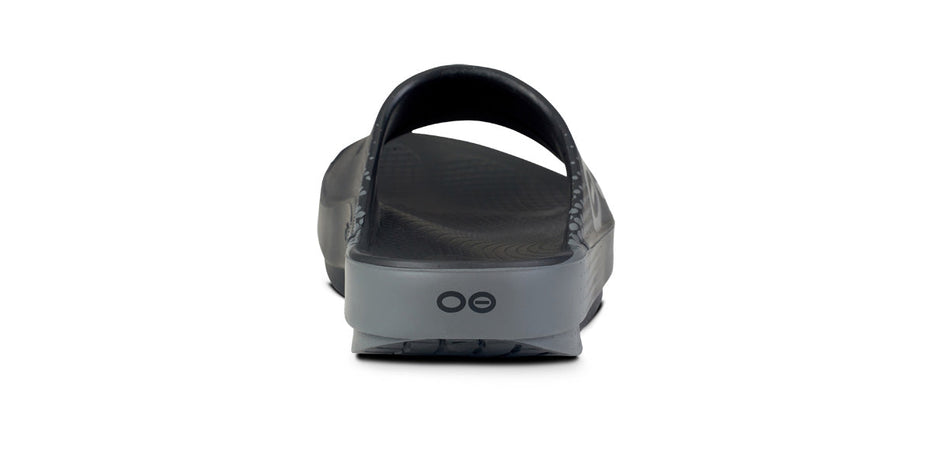 Men's OOahh Sport Slide Sandal - Black Matrix – oofos.international