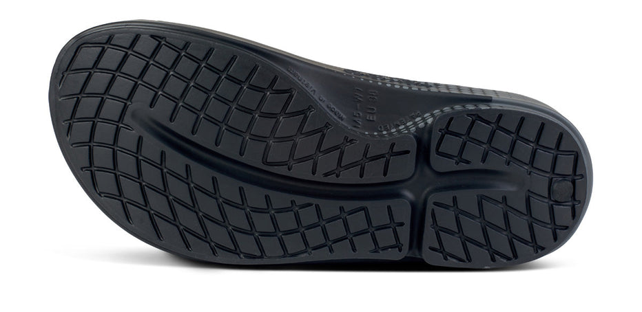 Men's OOahh Sport Slide Sandal - Black Matrix – oofos.international