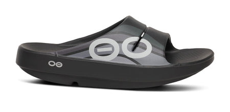 Men's OOahh Sport Slide Sandal - Black Wave – oofos.international