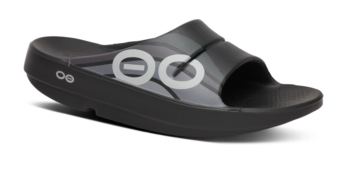 Men's OOahh Sport Slide Sandal - Black Wave