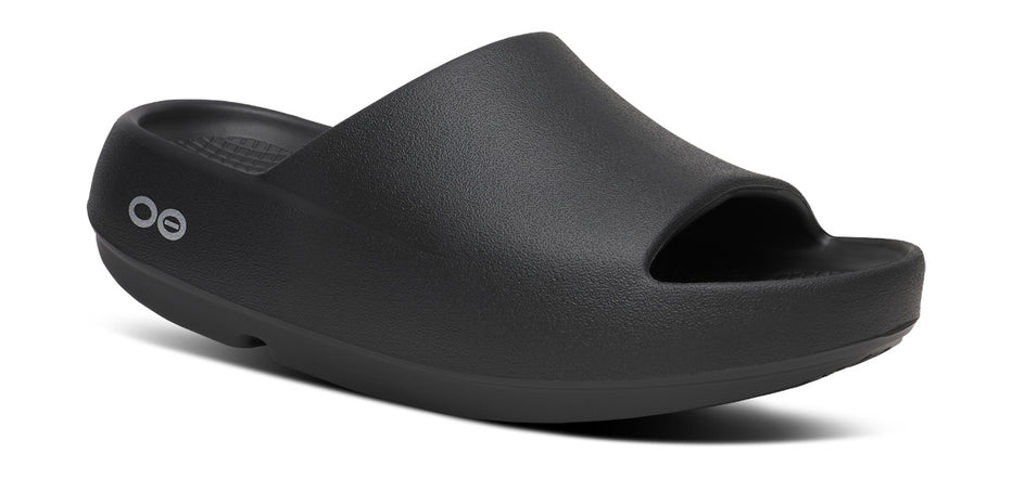 Women's OOahh PLUS Slide Sandal - Black – oofos.international