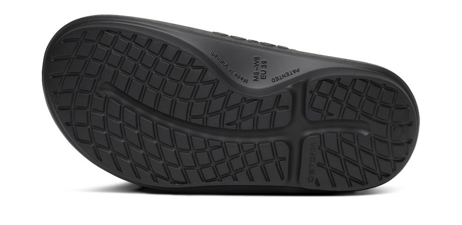 Women's OOahh PLUS Slide Sandal - Black – oofos.international