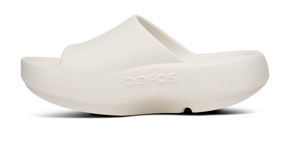 Women's OOahh PLUS Slide Sandal - Chalk – oofos.international