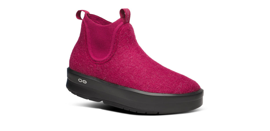Women's OOmega Londoner - Red – oofos.international