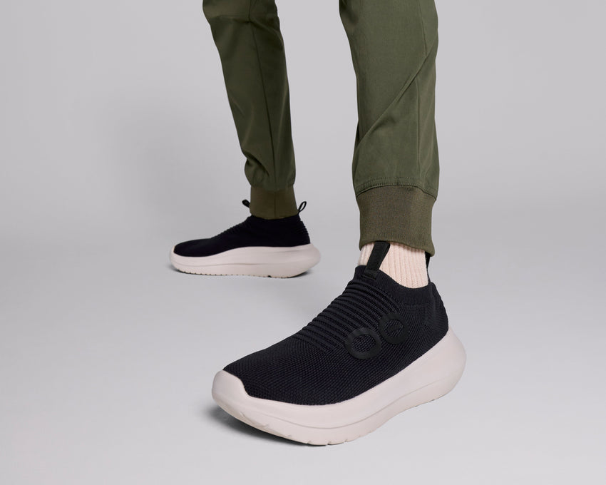 Men's OOmy Zen - Chalk Black – oofos.international