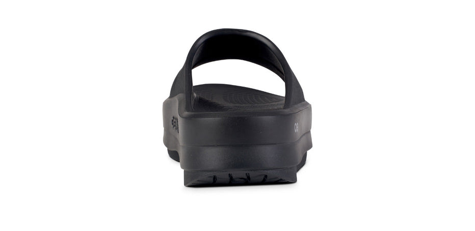 OOFOS Women's OOmega OOahh Recovery Slide Sandal - Black – oofos