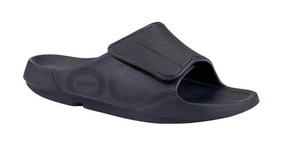 Men's OOahh Sport Flex Slide Sandal - Matt Black