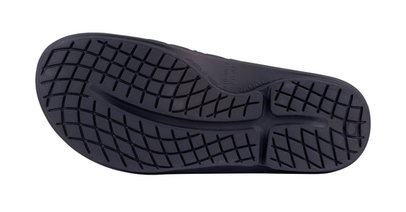 Men's OOahh Sport Flex Slide Sandal - Matt Black